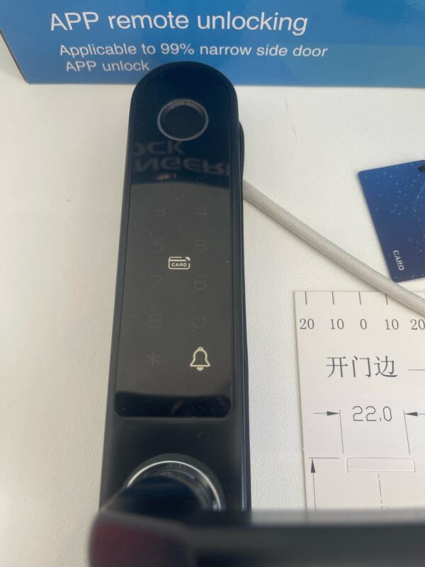 Smart lock - Elektronisk dørlås - Sort - TT lock App - Image 5