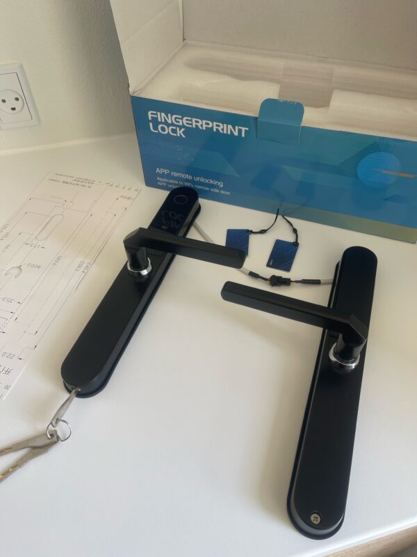Smart lock - Elektronisk dørlås - Sort - TT lock App - Image 3