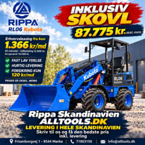 Rippa minilæsser RL06 med frontskovl